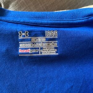 Under Armour Blue Men's Shirt EUC